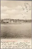 Fabriksbyggnad vid Kyrksjön.