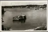 Färja vid Finnkroken, Östergötland.