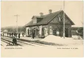 Godegård järnvägsstation.