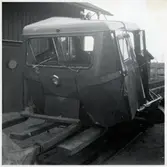 Krockad dressin bärgad till Jenny.