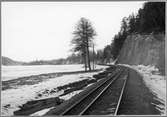 Linjen vid Båtsjön söder om Forsaström 1963.