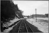 Linjen vid Båtsjön söder Forsaström. Foto år 1963.