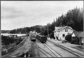 Tågmöte vid Forsaström station den 14/9 år 1902.