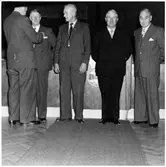 Personal avtackas vid pensioneringen.