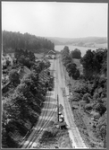 Vy över Verkebäck bangård.