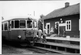 Statens Järnvägar, SJ YB05p 794 vid Ringstorp station. Sista persontåget Åtvidaberg - Norsholm.