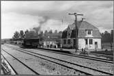 Hökerum järnvägsstation.