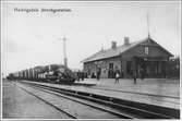 Hedvigsdals järnvägsstation. Ystad Eslövs Järnväg, YEJ lok 2 