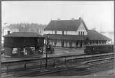 Spånga station år 1920.