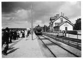 Oxelösund - Flen - Västmanlands Järnväg, OFWJ S3 52 vid Nyköping Södra station.