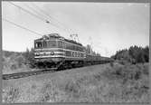 Tfv Grängesberg - Oxelösunds Järnvägar, TGOJ Ma 409. Loket tillverkat 1958 av ASEA och Falun.