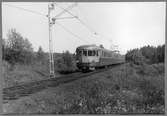 Tfv Grängesberg - Oxelösunds Järnvägar, TGOJ Y0a 104. Persontåg på linjen mellan Rällså och Vasselhyttean.