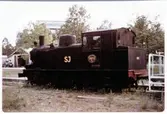 Statens Järnvägar, SJ N5p 3073 uppställt som museilok i Roma.