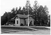 Lindås station på 1930-talet.