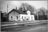 Malmö-Trelleborgs Järnväg MTJ. Vy från Tygelsjö järnvägsstation.