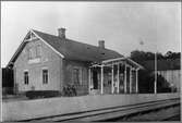 Bredåkra Järnvägsstation vid Mellersta Blekinges Järnväg, MBIJ.