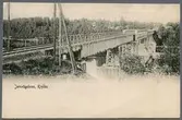 Järnvägsbron över Dalälven på linjen mellan Krylbo och Uppsala Centralstation.