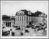 Stockholm Centalstation. Stationshuset från gatusidan.