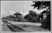 Järnvägsstationen i Baggetorp.