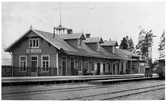 Hallsbergs järnvägsstation.