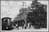 Hallsbergs järnvägsstation.