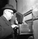 Skandinaviska bankens bankfest.
December 1956.