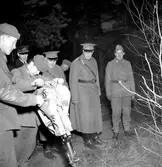 Kungen på I3 besök.
December 1956.