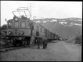 Abiskojokk hållplats 1921, sedermera Abisko turiststation.
Statens Järnvägar, SJ Pa 28.