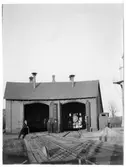 Lokstall med vändskiva 1922