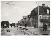 Bräcke station på 1900-talet.