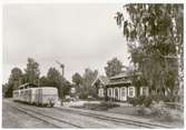 Rälsbuss vid Böda station