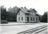 Ekedalens station.
Trafikplats anlagd 1874. En- och enhalvvånings stationshus i trä