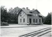 Ekedalens station.
Trafikplats anlagd 1874. En- och enhalvvånings stationshus i trä