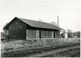 Ekeby station vid nedläggningen av bandelen Billesholm-Landskrona 29/5-1960.