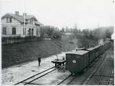 Falerums järnvägsstation på 1900 talet.
