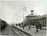 Falköpings station på 1900 talet.