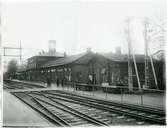 Falköping Central, exteriör av stationshuset taget från söder.