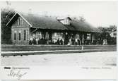 Floby station kring sekelskiftet.