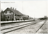 Forsheda station kring sekelskiftet.