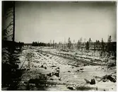 Första bilden av Dundret från järnvägen vid Luleå-Gällivare-banan under Engelsmännens tid på 1880-talet