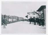 Hallsberg station 1876 obs vagnarna