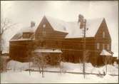 1915 nytt stationshus i tegel istället för det gamla som brunnit