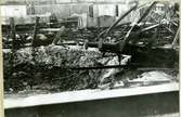 Eftermälet av explosionen av ett tyskt ammunitionståg på Avesta Krylbo station.
