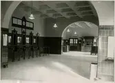 Lund, vestibulen--norra delen.
Stationshuset ombyggt 1924