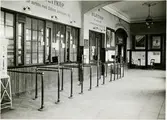 Lund, stationshuset, vestibulen.
Stationshuset ombyggt 1924