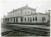 Lunds stationshus--från sydväst.
Stationshuset ombyggt 1924