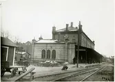 Lunds stationshus--från nordväst.
Stationshuset ombyggt 1924