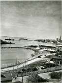 Lysekil år 1953
Under åren 1954-1956 anlades en djuphamn med tillhörande spårområde
