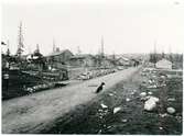 1898 - 1903 nuvarande torget och samhällets centrum 1938.