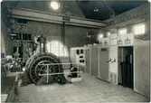Interiör från Malmö elektricitetsverk.  Generator.